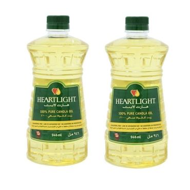 Heart Light Canola Oil 2 x 946Ml, 6 Pieces Per Carton